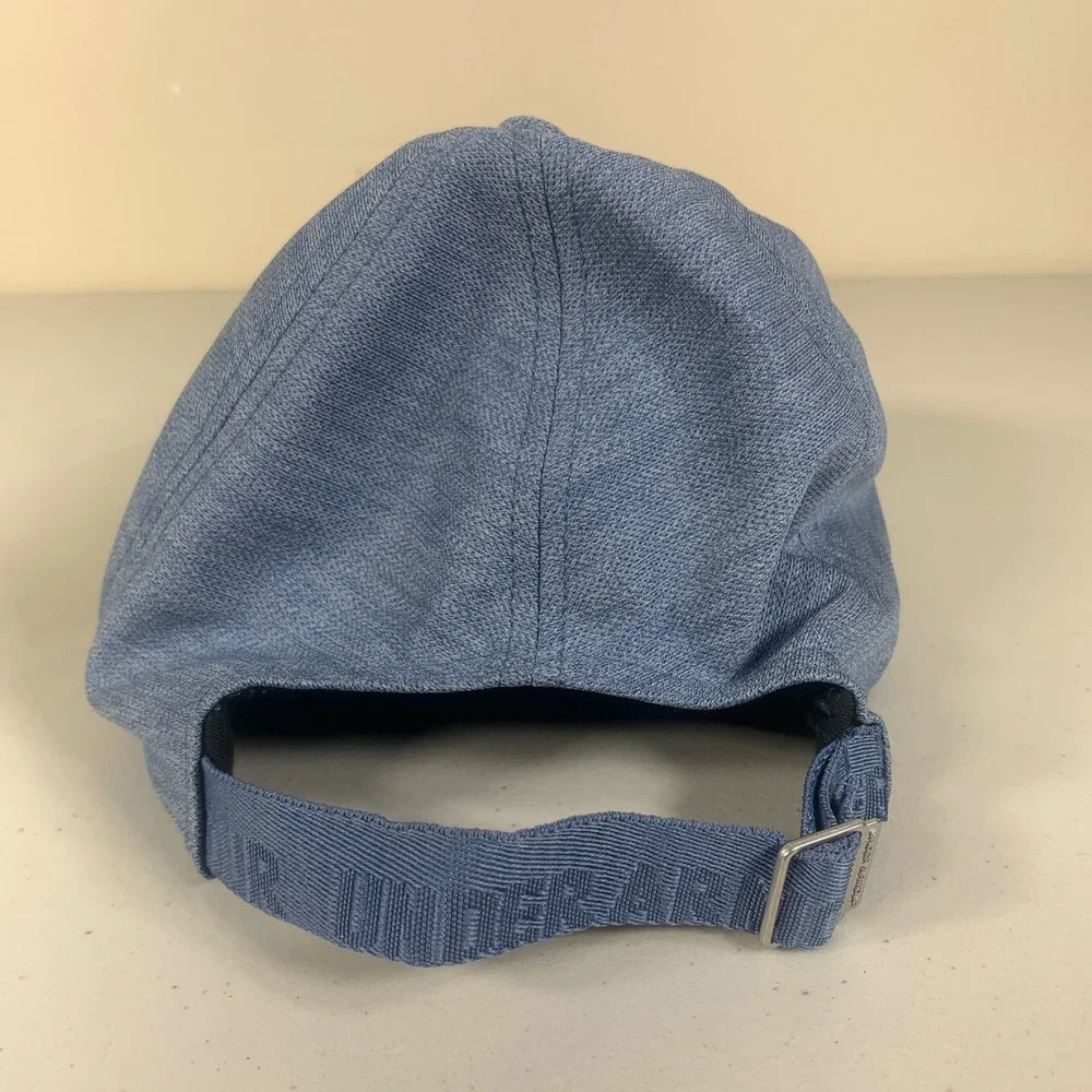 Under Armour Mens UA Free Fit Baseball Cap Light Blue Heathered Adjustable‎ Logo